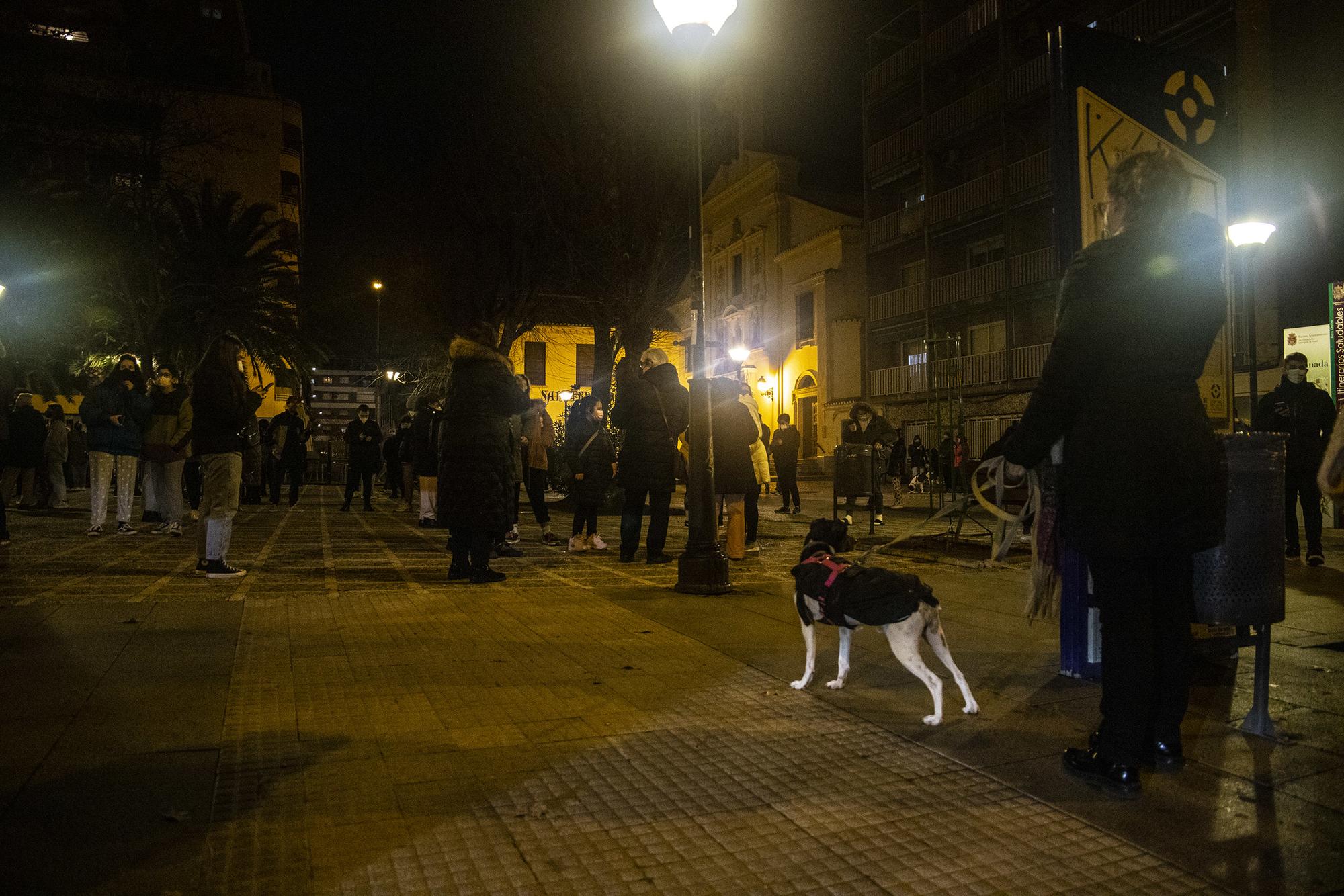 Cientos de granadinos salen a la calle a causa de los terremotos de esta noche - 2